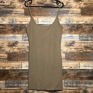 Better Be brown L large mini knit dress